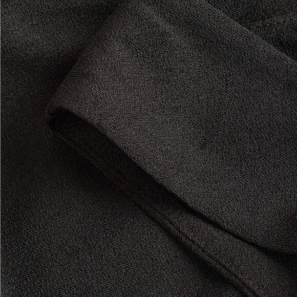 Express Black Ruched Sleeveless Tank Top | Scoop Neck | Extra Small - Picture 7 of 8